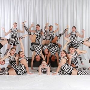 Weissman Black and White Kids Dance Costume